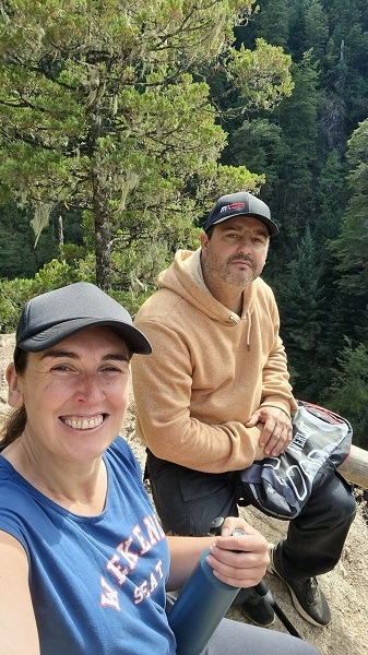 Sábado de desayuno en plena montaña. Gracias totales! Rumbo al Blanco