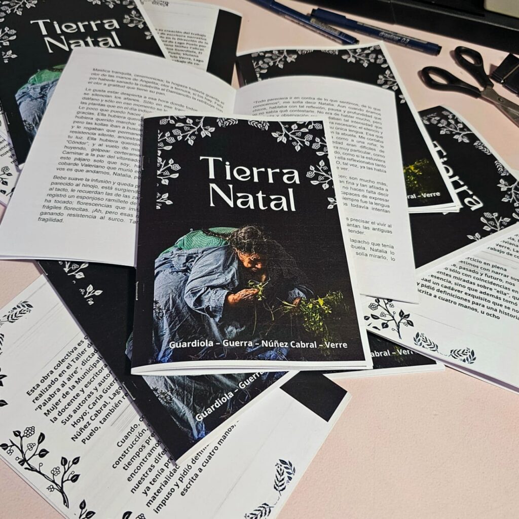 Tierra Natal. Fanzine de la vida de Natalia. Este cuento de ficción del Taller de Escritura Creativa