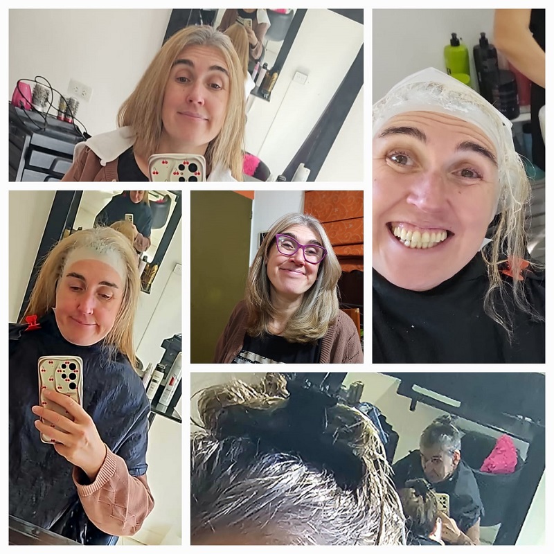 Una transición a las canas